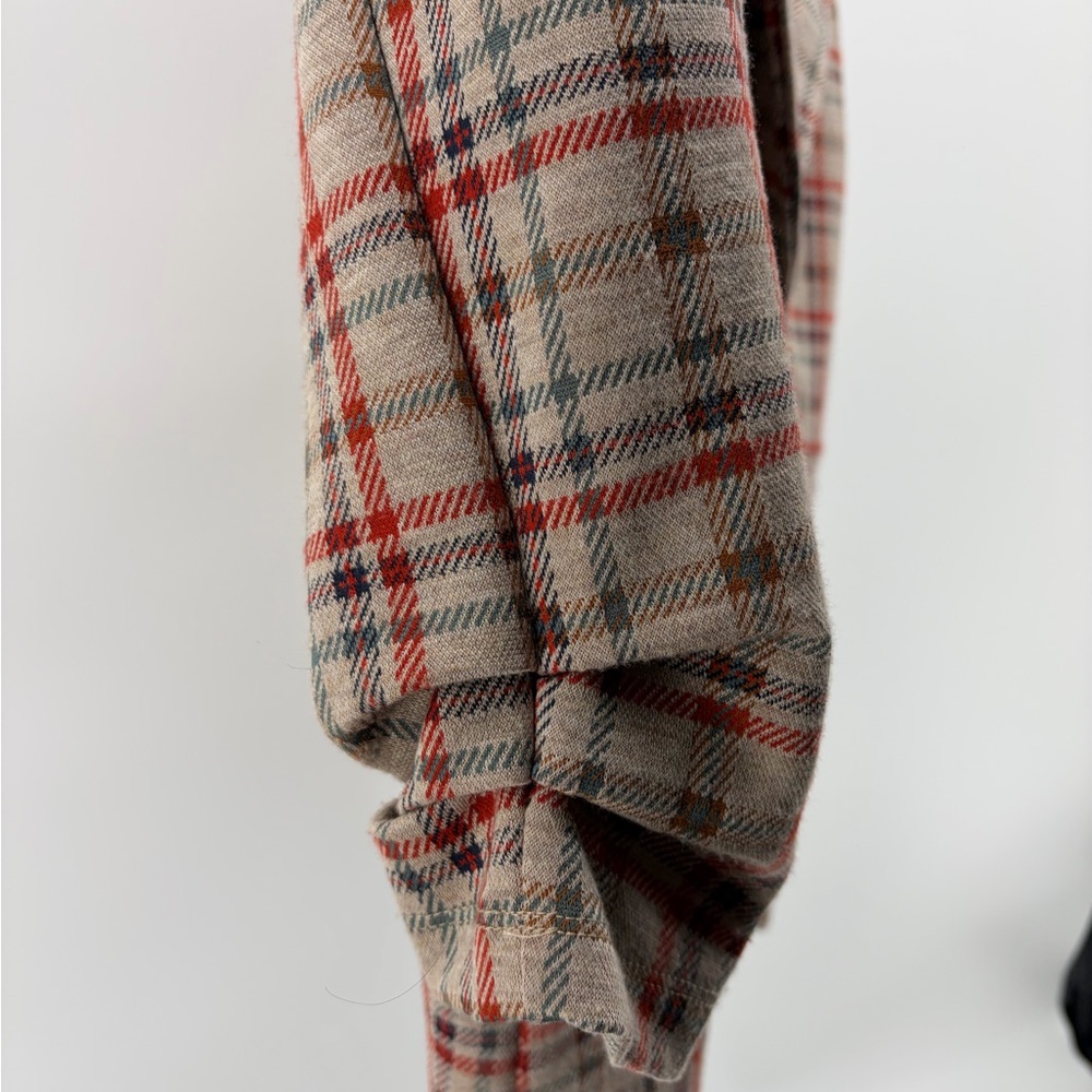 Altar'd State Aubree Blazer Jacket,‎ Brown Tan Plaid Size Large - Picture 4 of 9